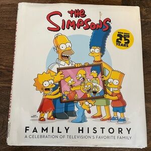 The Simpsons Family History Coffee Table Book - White Cover